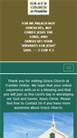 Mobile Screenshot of gracechurchatfranklin.org