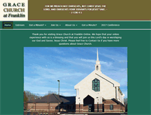 Tablet Screenshot of gracechurchatfranklin.org